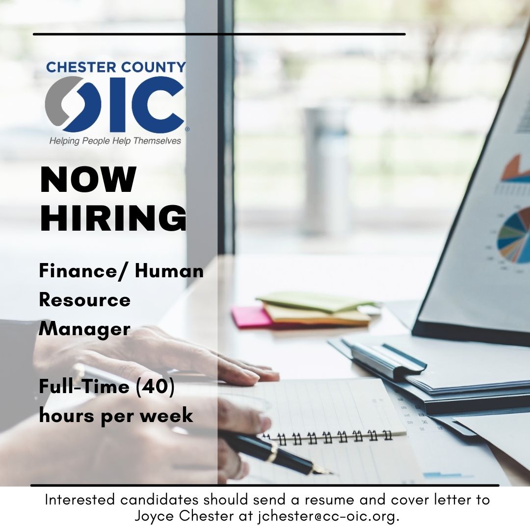 Now Hiring – Chester County OIC